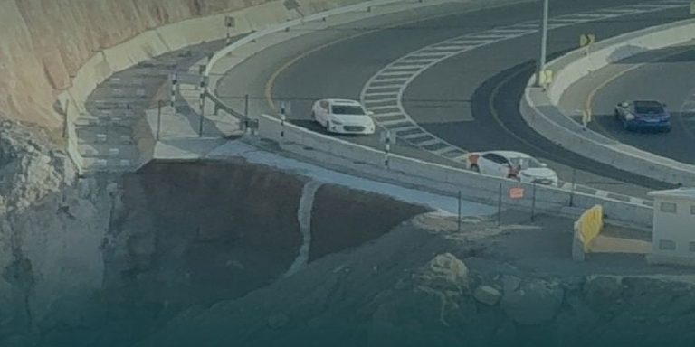 توضيح حول فيديو انهيار في شارع الجبل